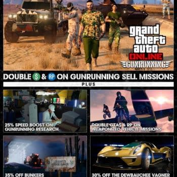 Grand Theft Auto Online is Buffing Gunrunning This Week