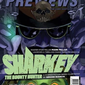 Sharkey The Bounty Hunter, Spider-Gwen Bust on Next Week's Previews Cover