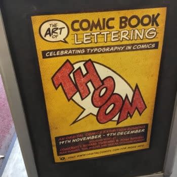 Orbital Comics of London Runs a Gallery on Comic Book Lettering