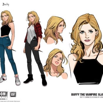 Dan Mora's Buffy the Vampire Slayer Designs for Buffy, Willow, Xander, Giles, Spike, Drusilla, and Anya