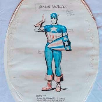 Steve Geppi Displays the Original Captain America Designs, Mickey Mouse Storyboard and GI Joe Prototype at the Library Of Congress