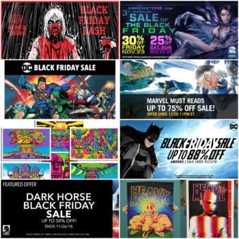 Black Friday Deals From DC, Marvel, Dark Horse, Aspen, Heavy Metal, ComiXTribe and More