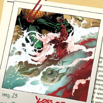 Ryan Sook's 'Traumatic' Cover For Heroes In Crisis #4 &#8211; Aquaman Losing His Hand