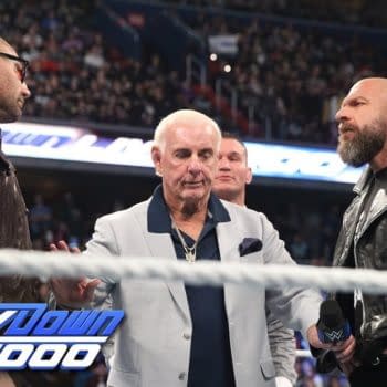 Batista takes a dig at Triple H during Evolution's reunion: SmackDown 1000, Oct. 16, 2018