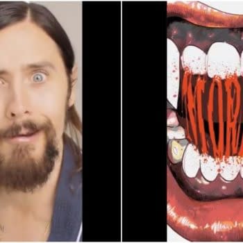 Jared Leto Shaves for 'Morbius' While He Can Still See His Reflection (VIDEO)