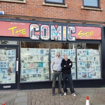 The Comic Shop Opens in Crawley, England, in Three Days Time