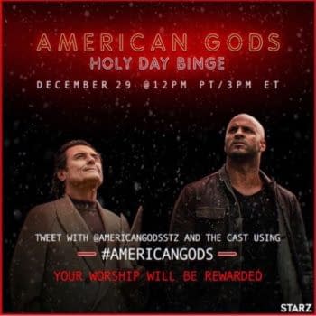 American Gods: Starz Releases Season 1 Live-Tweet "Holy Day Binge" Schedule