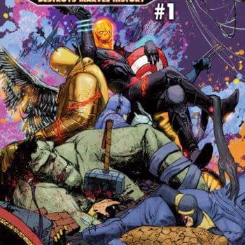 So, It's Cosmic Ghost Rider Destroying Marvel History from Paul Scheer, Nick Giovannetti and Gerardo Sandoval