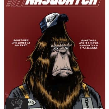 Bigfoots and Nascar, Together at Last, from Kelly Williams and CW Cooke at SBI Press