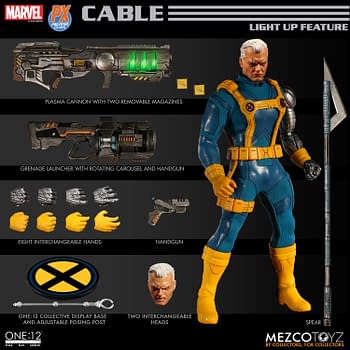 There is a Previews Exclusive Version of the One:12 Collective Cable Figure