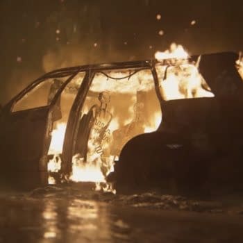 The Last Of Us Part II Celebrate the Holidays With a Burning Car Fire