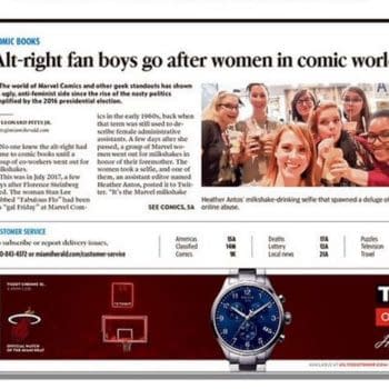 Comicsgate on the Front Page of the Miami Herald