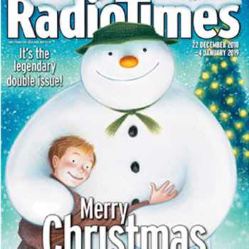 Radio Times Celebrates 40th Anniversary of a Comic, Puts The Snowman on Their Christmas Cover