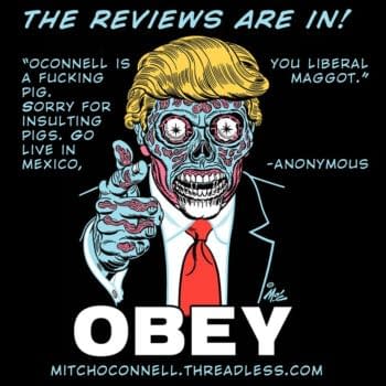 Mitch O'Connell Shares His Trump Billboard Reviews With The World