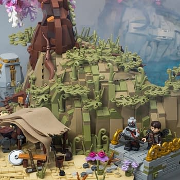 This LEGO Alfheim from God of War is INCREDIBLE