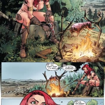 Red Sonja Making Up Limericks for Series Finale on Wednesday