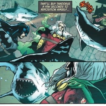 A Bad Time to Run Out of Shark Repellent in This Week's Detective Comics #997
