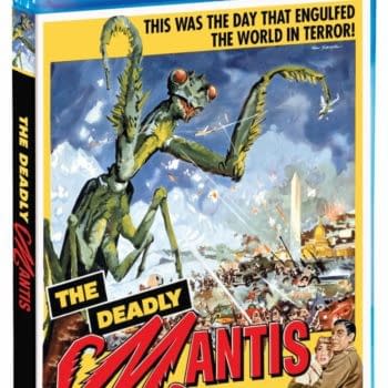 The Deadly Mantis Scream Factory Blu Ray Cover
