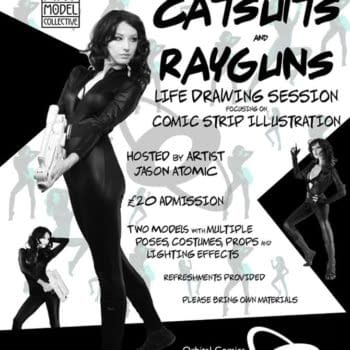 Catsuits And Rayguns at Orbital Comics Tomorrow Evening