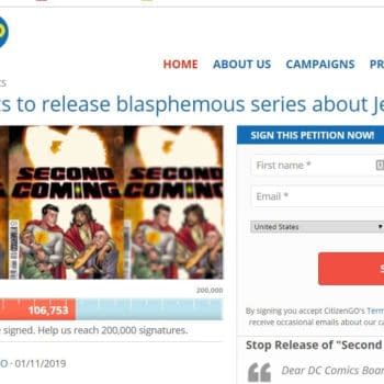Over 100,000 Sign Petition Against DC Comics Publishing Second Coming