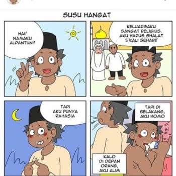Alpantuni's Gay Muslim Cartoons 'Disappeared' From Instagram