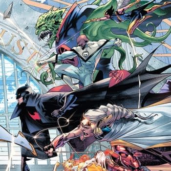 Jorge Jimenez's Sixth Dimension Justice League Triptych Now All on One Issue