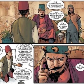 Mastering the Self-Cooking-Cow in This Red Sonja #1 Preview