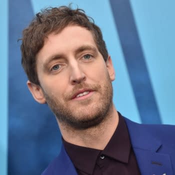 Thomas Middleditch arrives for the 'Godzilla: King of the Monstersl' Hollywood Premiere on May 18, 2019 in Hollywood, CA, photo by DFree/Shutterstock.com.