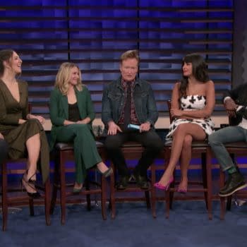 'Conan': The Cast of 'The Good Place' Talk Topless Chidi, Tahani/Eleanor and More [VIDEO]