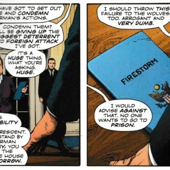 DC Publishes Donald Trump Tweeting That He's Better Than Superman (Doomsday Clock #9 Spoilers)