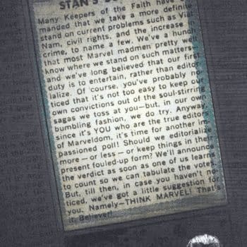 Stan Lee on Putting Politics Into Marvel Comics in 1967 &#8211; Asked Readers If They Should Stop?