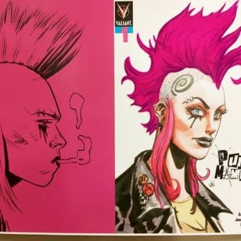In Punkest Move Yet, Valiant Offers Flocked Variant Cover for Punk Mambo #1