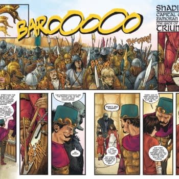 The Value of a Tongue of Fire &#8211; Mark Russell's Writer's Commentary on Red Sonja #2