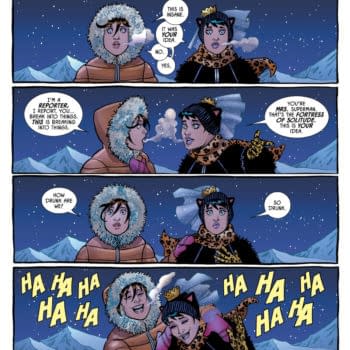 A Drunk Lois Lane and Catwoman Left Alone With Lots of Superman Robots (Batman #68 Preview)