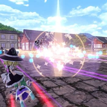 Racing With Witches in Gensou Skydrift at PAX East 2019