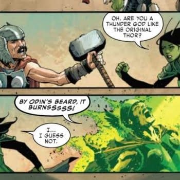 The Deaths of Thor, Captain Marvel, and Captain America - Old Man Quill #4 Preview