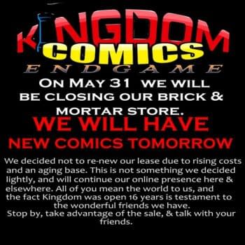 Kingdom Comics of Vestavia Hills, Alabama, to Close