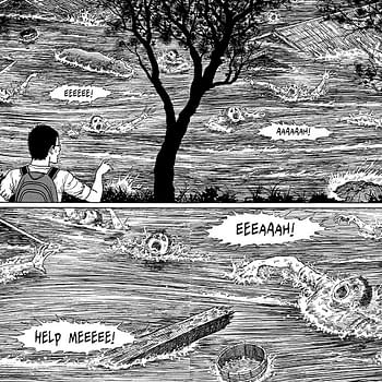 Pages 78 and 79 (double page spread) from Junji Ito's Smashed
