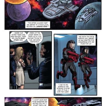 John Jackson Miller's Writers Commentary on Battlestar Galactica: Counterstrike #5