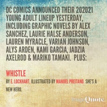 "Galaxy" and "Whistle" &#8211; Two Brand New Characters in DC's Young Readers Line-Up