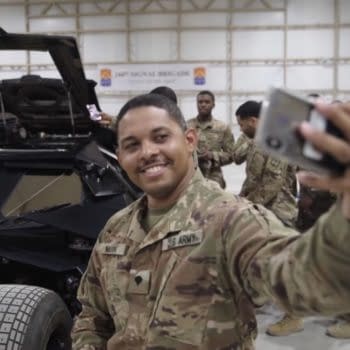 When People Who Drive Actual Tanks For a Living, Got to See the Batmobile Prop