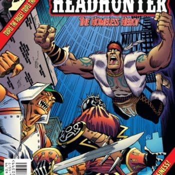 Free On Bleeding Cool: The First 19 Pages of Headhunter  #3 – Will a Homeless, Super-Powered Vigilante Make a Good Dad?