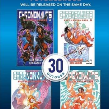 Image to Publish All 4 Issues of Chrononauts: Futureshock by Mark Millar and Eric Canete On Same Day, 3 Years Late
