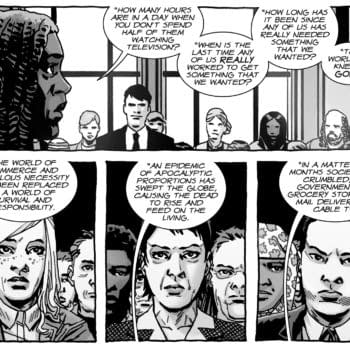 In The Walking Dead #193, Michonne Reads Off The Back Of The Collections (Spoilers)