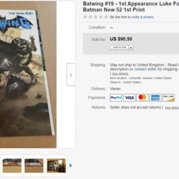 Batwing #16 - First Appearance of Luke Fox, The New Batman, Hits $66 on eBay
