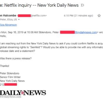 When the New York Daily News' Enquiry About Netflix and Seinfeld Went A Little Wider Than They Anticipated