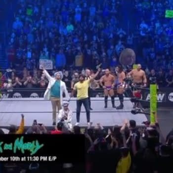 "Rick and Morty" Turn "Hype Men" for AEW's Best Friends, Orange Cassidy