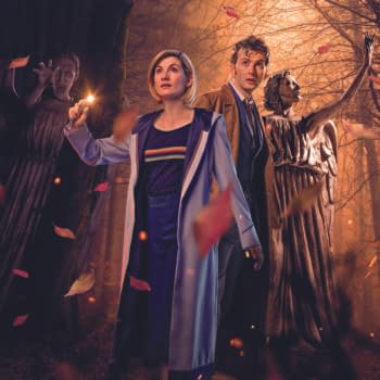 Our First Proper Look at David Tennant's Doctor Meeting Jodie Whittaker's in Doctor Who - January 2020 Titan Solicits