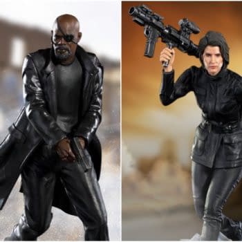 Nick Fury and Maria Hill Get Statues from Iron Studios