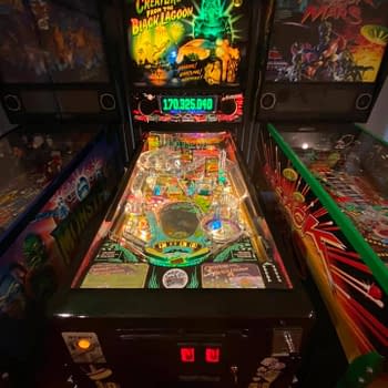 He came from the depths of the lagoon! The Creature from the Black Lagoon pinball